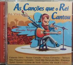 CD As Cancoes Que O Rei Cantou Voz e Violão Renato Vargas