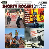 CD Avid Shorty Rogers Quatro Álbuns Clássicos de Jazz