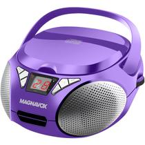 CD Boombox Magnavox MD6924 portátil de carregamento superior preto