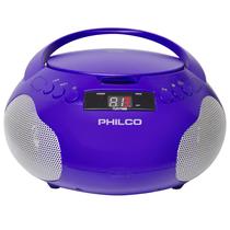 CD Boombox portátil com alto-falantes e AM FM - Philco