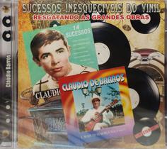 Cd Claudio Barros - Sucessos Inesquecíveis Do Vinil Cod 0359 Cd Claudio Barros - Sucessos Inesquecíveis Do Vinil Cod 0359