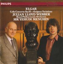 CD de Música PHILIPS Concerto para Violoncelo e Variações Enigma de Elgar CD de Música PHILIPS Concerto para Violoncelo e Variações Enigma de Elgar