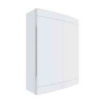 CD de Sobrepor para Disjuntor 28 DIN / 24 UL Branco 1 Porta - Proteção UV - Bet Plásticos CD de Sobrepor para Disjuntor 28 DIN / 24 UL Branco 1 Porta - Proteção UV - Bet Plásticos