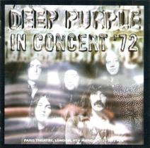 Cd Deep Purple - In Concert '72