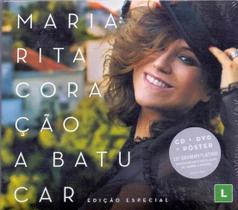 CD DVD Maria Rita Coração A Batucar Edição Especial Lacrado acompanha Poster CD DVD Maria Rita Coração A Batucar Edição Especial Lacrado acompanha Poster