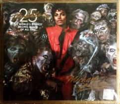 Cd + dvd michael jackson - thriller - edição aniversário 25 anos - estojo de acrílico Cd + dvd michael jackson - thriller - edição aniversário 25 anos - estojo de acrílico