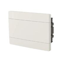 Cd Embutir Porta Branca P/12 Din Ou 8 Preto Com Barramento - Mectronic Cd Embutir Porta Branca P/12 Din Ou 8 Preto Com Barramento - Mectronic