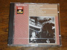 CD EMI Concertos para Violoncelo de Dvorak, Elgar e Bruch - Pablo Casals