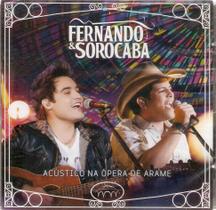 Cd Fernando & Sorocaba - Acústico Na Ópera De Arame