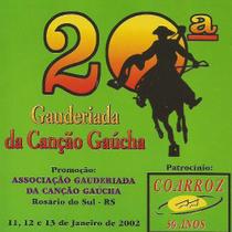 Cd - Festival Gauderiada Da Canção Gaucha - 20ª Edição