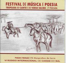 CD - Festival Tropeada Do Canto E Do Verso Sulino - (cd Duplo)