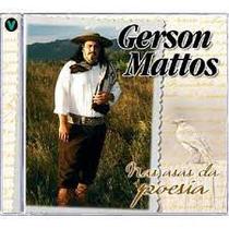Cd - Gerson Mattos - Nas Asas Da Poesia
