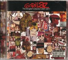 Cd gorillaz - the singles collection 2201-2011 - estojo acrílico - importado - lacrado