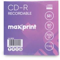 Cd gravavel cd-r 700mb/80min/52x - MAXPRINT