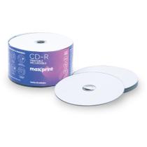 Cd gravavel printable cd-r 700mb/80min/52x - MAXPRINT