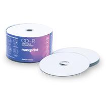 Cd gravavel printable cd-r 700mb/80min/52x maxprint