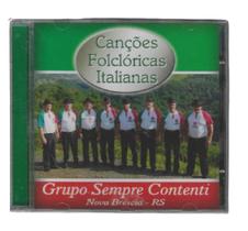 Cd - Grupo Sempre Contenti - Canções Folclóricas Italianas - Independente