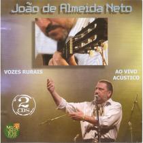 CD João de Almeida Neto Vozes Rurais Ao Vivo CD DUPLO - Mega Tche