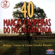 Cd - João Sampaio & Amigos - 40 Marcas Campeiras Do Pais Da Gauchada (cd duplo) - Usa Discos