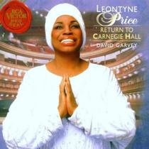 Cd Leontyne Price - Return To Carnegie Hall - BMG