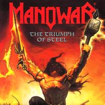 Cd manowar - the triumph of steel - estojo acrílico com slipcase - lacrado