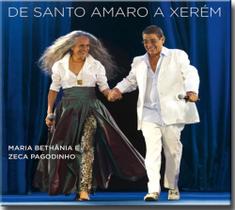 Cd Maria Bethânia e Zeca Pagodinho - de Santo Amaro a Xer_m - Biscoito Fino