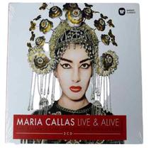 Cd Maria Callas - Live & Alive - Digipack - (Duplo - 2 Cds) - Warner Music