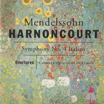 Cd Mendelssohn Harnoncourt - Symphony No 4 Italian