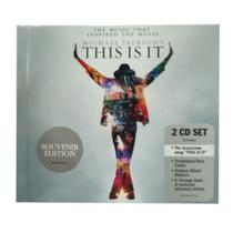 Cd michael jackson this is it duplo souvenir edition