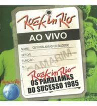 Cd Os Paralamas Do Sucesso - Rock In Rio (lacrado) *