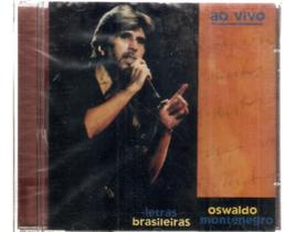Cd Oswaldo Montenegro - Letras Brasileiras Ao Vivo - ALBATROZ