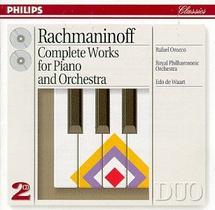 CD Philips Rachmaninoff: Obras Completas para Piano e Orquestra CD Philips Rachmaninoff: Obras Completas para Piano e Orquestra