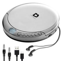 CD Player Deluxe Products Portátil Anti-Skip com fones de ouvido CD Player Deluxe Products Portátil Anti-Skip com fones de ouvido