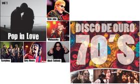 CD Pop In Love Volume 1 + CD Disco de Ouro 70s - TOP DISC