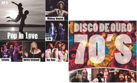 CD Pop In Love Volume 5 + CD Disco de Ouro 70s