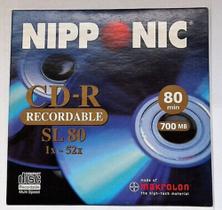 cd-r 80 min 700mb nipponic 1x-52x sl80