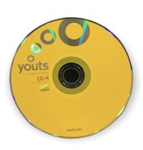 Cd-r envelope youts colorful 52x/700mb/80min - cores (unidade)