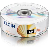 CD Regravável CD-RW 700MB/80MIN/12X Tubo com 25 Unidades