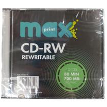 CD-RW 700MB 80min 1x-12x Slim - Maxprint