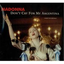 Cd single madonna - don't cry for me argentina