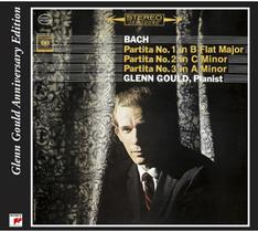 CD Sony - Partitas 1, 2 e 3 de Glenn Gould - Edição de Aniversário