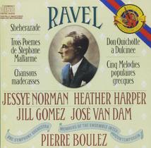 CD Sony Ravel: Scheherazade, Trois Poèmes, Chansons Madécasses, Don Quixote à Dulcinée, e Cinco Melodias