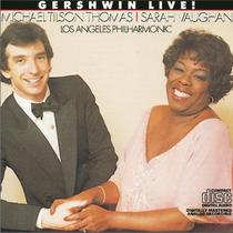 CD Sony Sarah Vaughan & Michael Tilson Thomas - Gershwin Ao Vivo!