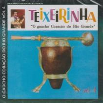 Cd teixeirinha - o gaúcho coração do rio grande vol. 4 Cd teixeirinha - o gaúcho coração do rio grande vol. 4
