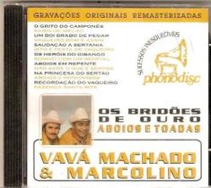Cd vavá machado & marcolino - aboios e toadas novo