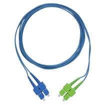 CDS - Cordão Óptico Duplex SC/APC-SC/UPC-SM Azul - 10 m