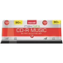 CDs em branco Maxell 625335 de qualidade premium 700 MB 80 min, pacote com 30