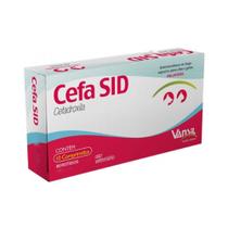 Cefa SID Cefadroxila Antimicrobiano Para Cães e Gatos 10 Comprimidos - Vansil