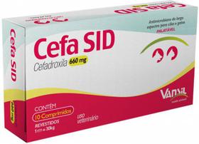 Cefa SID Vansil 660mg 10 Comprimidos