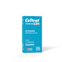 Ceftrat 100mg com 12 comprimidos palataveis antibcteriano